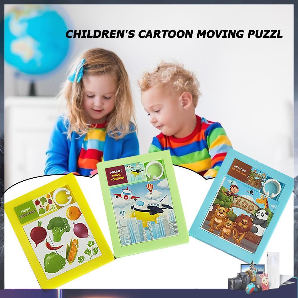 Bộ Đồ Chơi Lắp Ráp 9 Ngăn Hình Động Vật Đáng Yêu