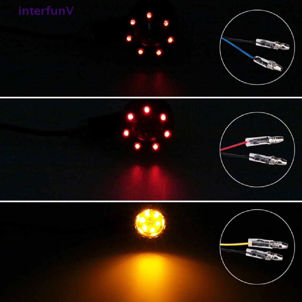[InterfunV] Bóng Đèn LED Tín Hiệu Xi Nhan Màu Hổ Phách + Đỏ Dành Cho Xe Máy / Xe Đạp [Mới]