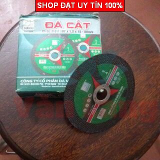 Đá cắt sắt Hải Dương xanh hộp 12 viên - Phi 100 cắt siêu bền không mẻ