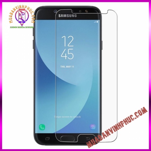 KÍNH CƯỜNG LỰC SAMSUNG J7 PRO / J7 PRIME / J7 PLUS TRONG SUỐT,KHÔNG FULL MÀN - MBVP.COM