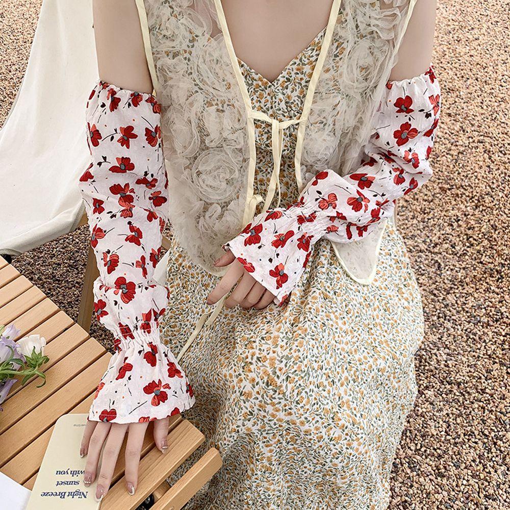 VANES1 Găng Cánh Tay Dài Chống Nắng Thoáng Khí Thời Trang Mùa Hè