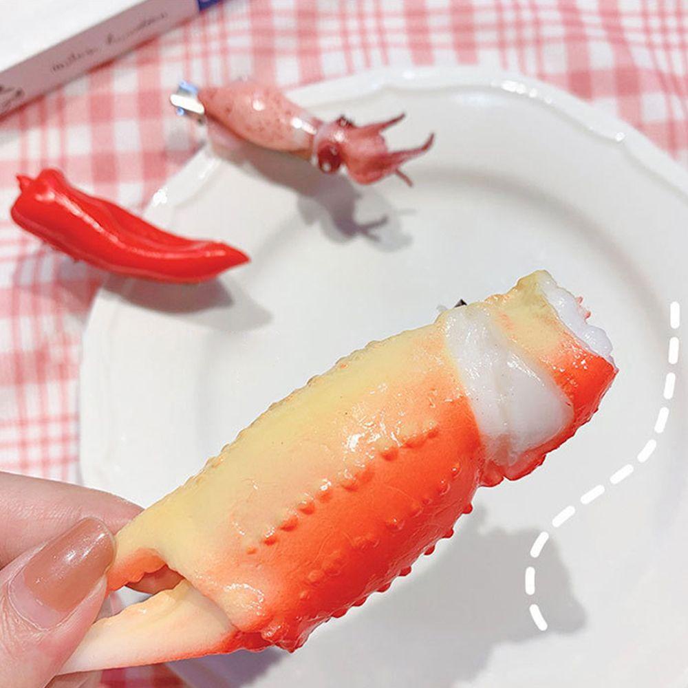 Kẹp Tóc PVC Hình Tôm Ớt Hoạt Hình Dễ Thương Cho Nữ