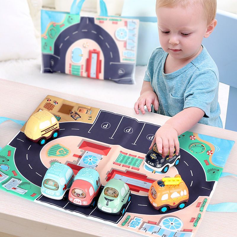 Hộp quà tặng 6 xe IQAngel nhạc đèn +túi bãi xe