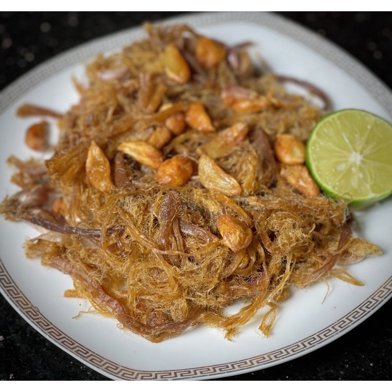 Lợn ẩm cháy tỏi không cay hộp 500g