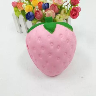 quả dâu tây squishy đồ bóp mềm