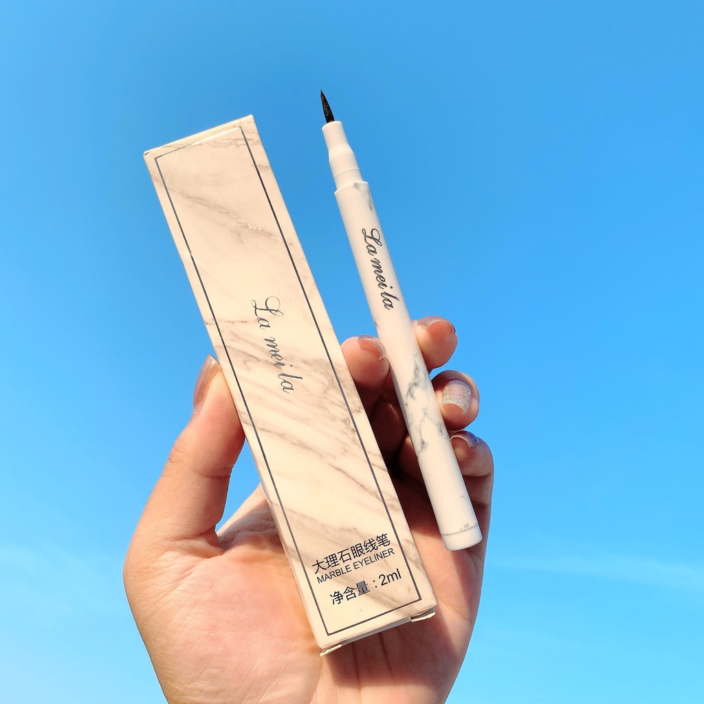 [Hàng mới về] Bút kẻ mắt dạng lỏng Lameila không thấm nước không dễ phai vỏ họa tiết cẩm thạch đẹp mắt | BigBuy360 - bigbuy360.vn