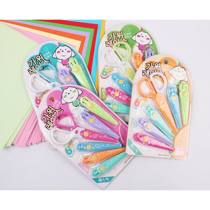 Kéo cắt 6 lưỡi tạo vân sóng siêu đẹp