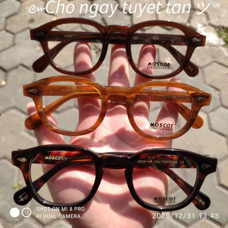 Gọng Kính Cận MOSCOT LEMTOSH ( SIZE 46 ) Hàng Cao Cấp - Hàng nhập khẩu