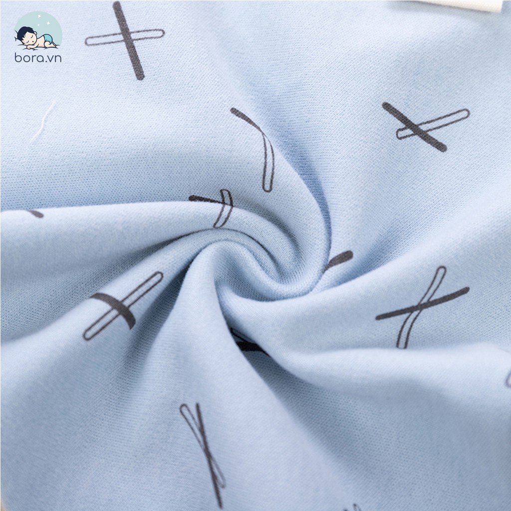 Yếm cotton tam giác cho bé, Khăn yếm tam giác cho bé 2 lớp cotton  và có cúc bấm cao cấp