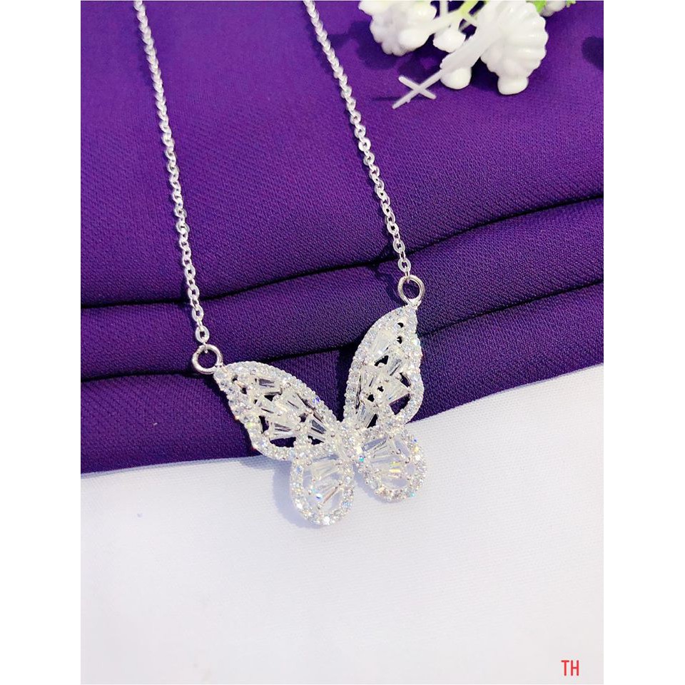FREE SHIP DÂY CHUYỀN BƯỚM BẠC TA MẪU MỚI