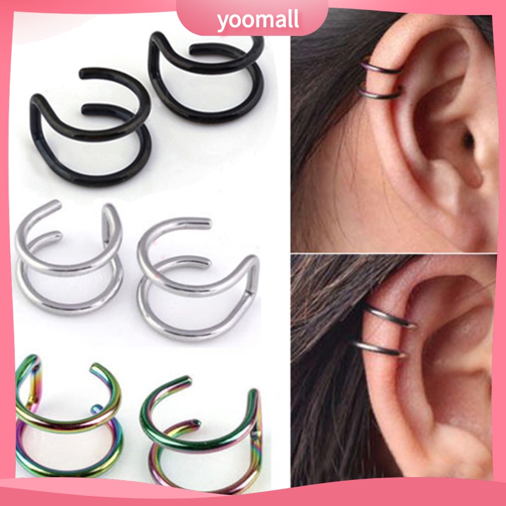 Khuyên kẹp vành tai bằng thép không gỉ sang trọng