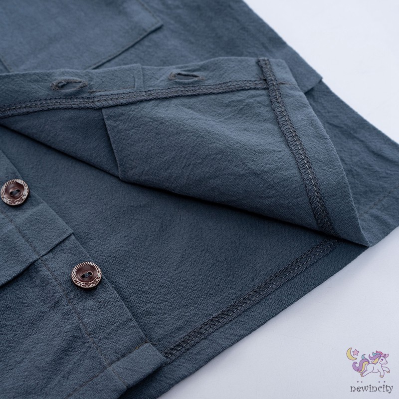 Set áo ngắn tay kèm quần short màu trơn đáng yêu cho bé trai