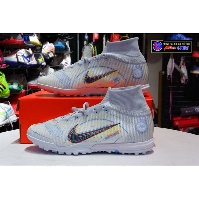 Giày Vapor 14 Academy TF - XÁM DA