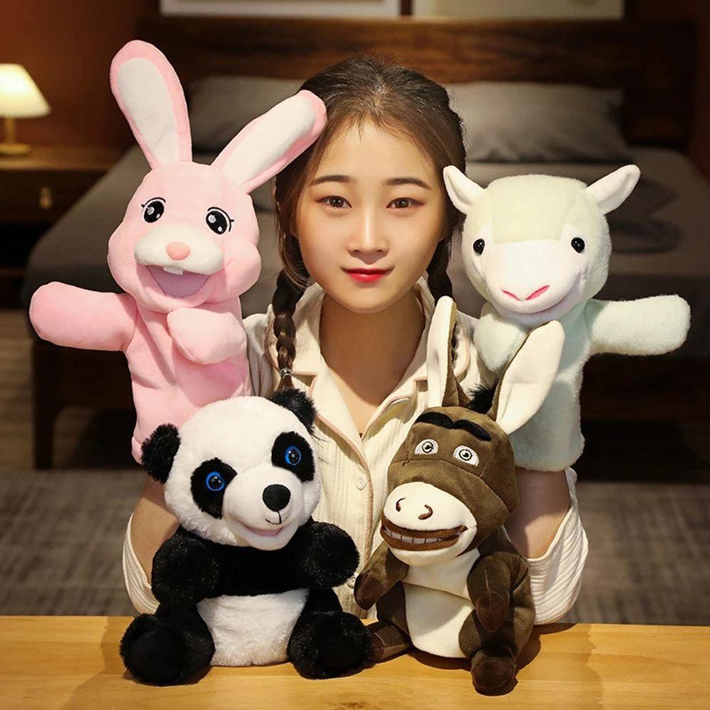 Đồ Chơi Con Rối Bông Đeo Tay Hình Động Vật Hoạt Hình Sáng Tạo Cho Trẻ Em
