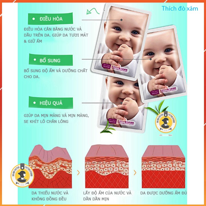 Mặt Nạ HA Dưỡng Ẩm Trắng Da Maycreate