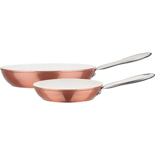 SET 2 CHẢO ĐỒNG LÒNG TRẮNG 20-28CM