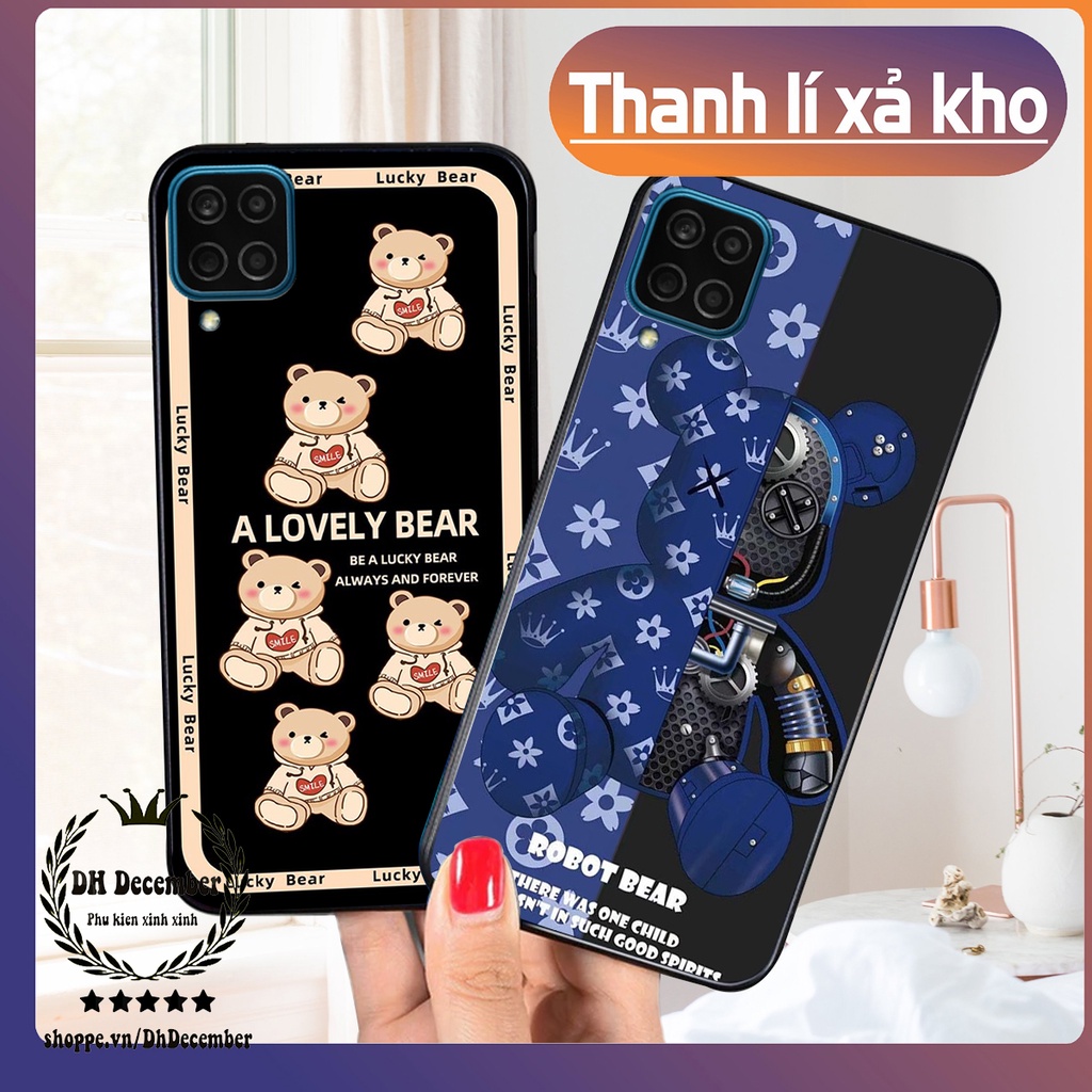 Ốp lưng Samsung A12 4G / 5G / A22 4G / M12 / M32 in hình 3D lucky, gấu Beer xinh xắn - KHÔNG NÊN BỎ LỠ