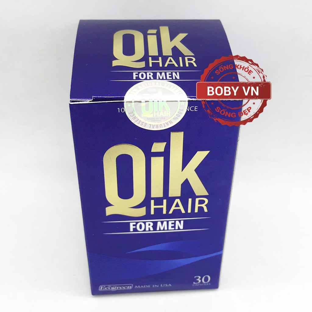 ❤️❤️❤️QIK (For Men) Cải thiện tình trạng rụng tóc, kích thích mọc tóc cho nam giới❤️❤️❤️