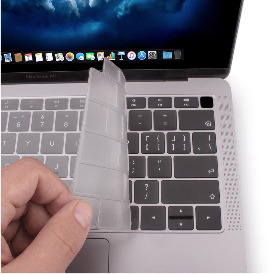 Lót Phím Trong TPU Bảo Vệ Bàn Phím Macbook Chống Bụi Bẩn, Chống Nước, Không Che Đèn Bàn Phím