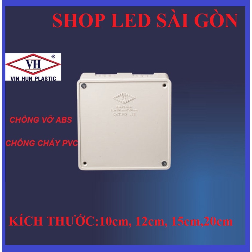HỘP VUÔNG KỸ THUẬT 12x12x5 VĨNH HƯNG - Hộp điện âm