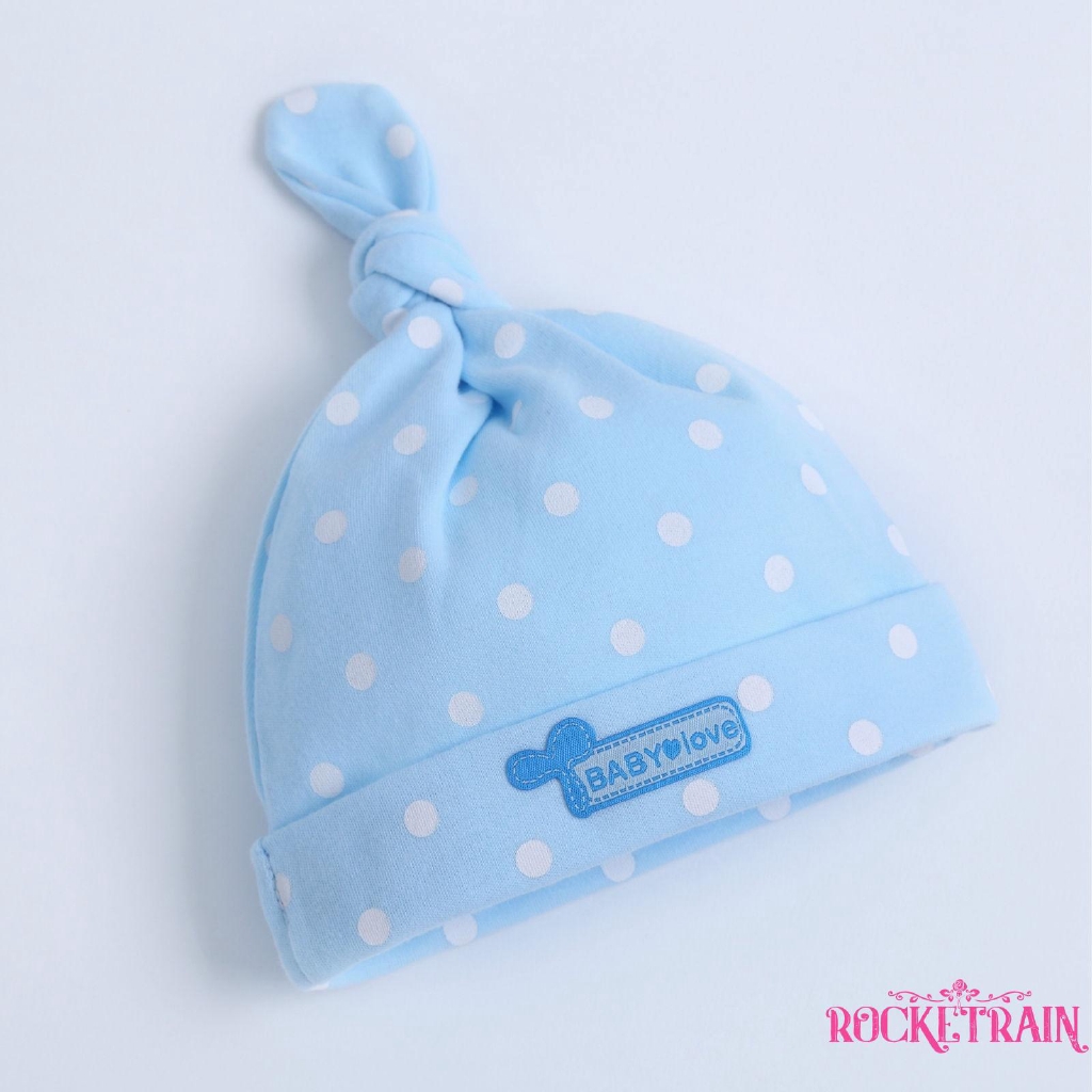 Mũ trùm đầu cotton mềm mại cho trẻ sơ sinh