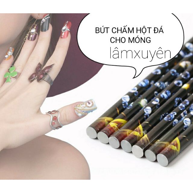 Bút Chì Thạch Chấm Đá Gắn Móng , sáp  đính đá nail siêu dính  FREESHIP  nhỏ gọn, siêu sịn  chuyên dụng cho thợ nail