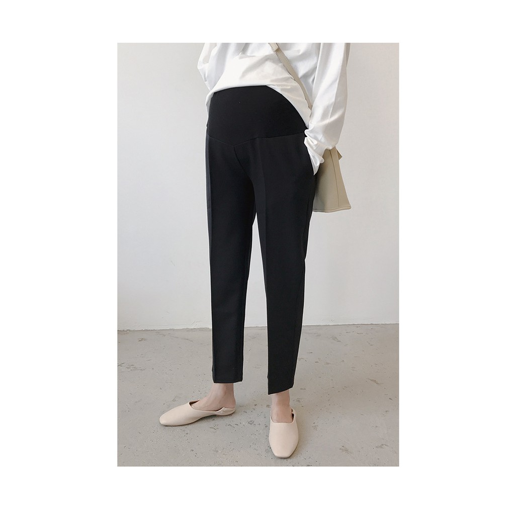 Quần Bầu Xinh Quần Vải Bầu Quần Baggy Bầu Quần Bầu Lửng Trẻ Trung Năng Động Q213