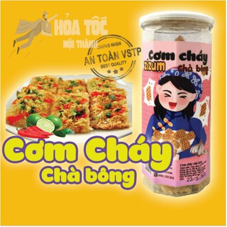 Món ngon Cơm cháy chà bông 300g, ngon Hà Nội, vừa ngon vừa rẻ , hũ pet siêu ngon mới lạ , đặc sản không béo hot nhất