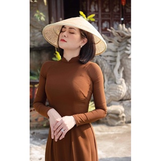 áo dài truyền thống lụa tây thi
