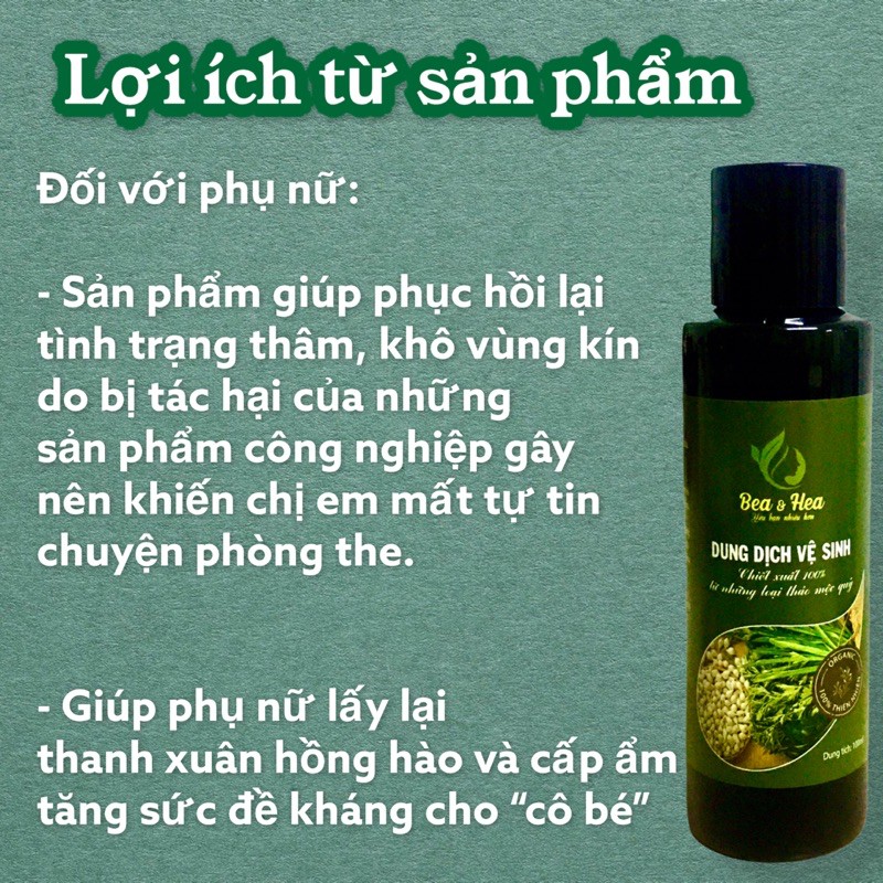 Dung Dịch Vệ Sinh Bea & Hea 100ml