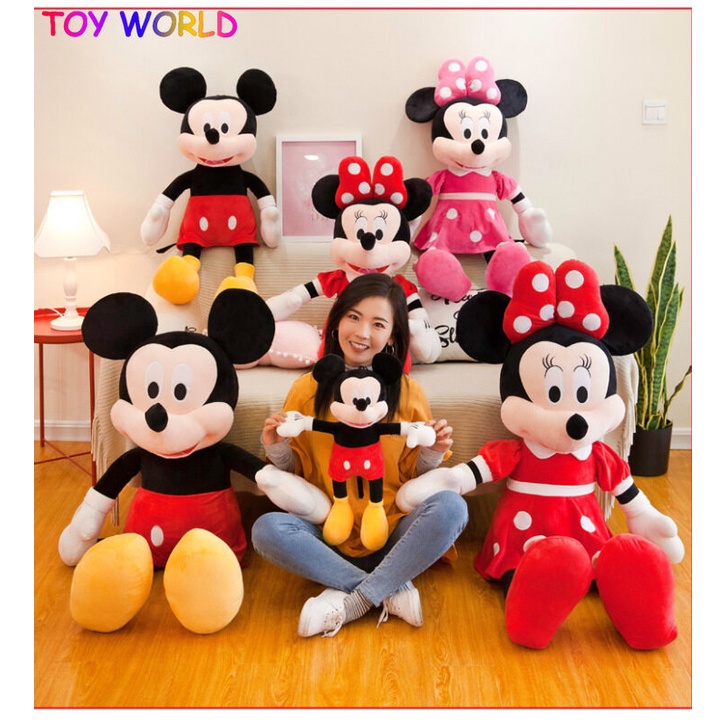Chuột Nhồi Bông Mini Mềm Mại Nhiều Kích Thước Dễ Thương Dùng Làm Quà Tặng Sinh Nhật Cho Bé