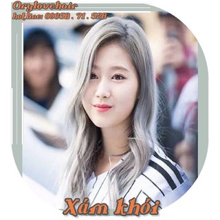 Thuốc Nhuộm Tóc màu Xám Khói ( Kèm oxi)