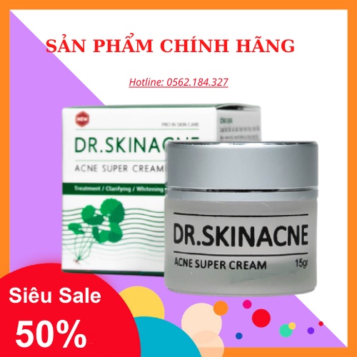 Kem Sạch Mụn DR.SKINACNE Giúp Dưỡng Trắng Da, Xóa Thâm, Liền Sẹo Cho Mọi Loại Da Không Gây Kích Ứng