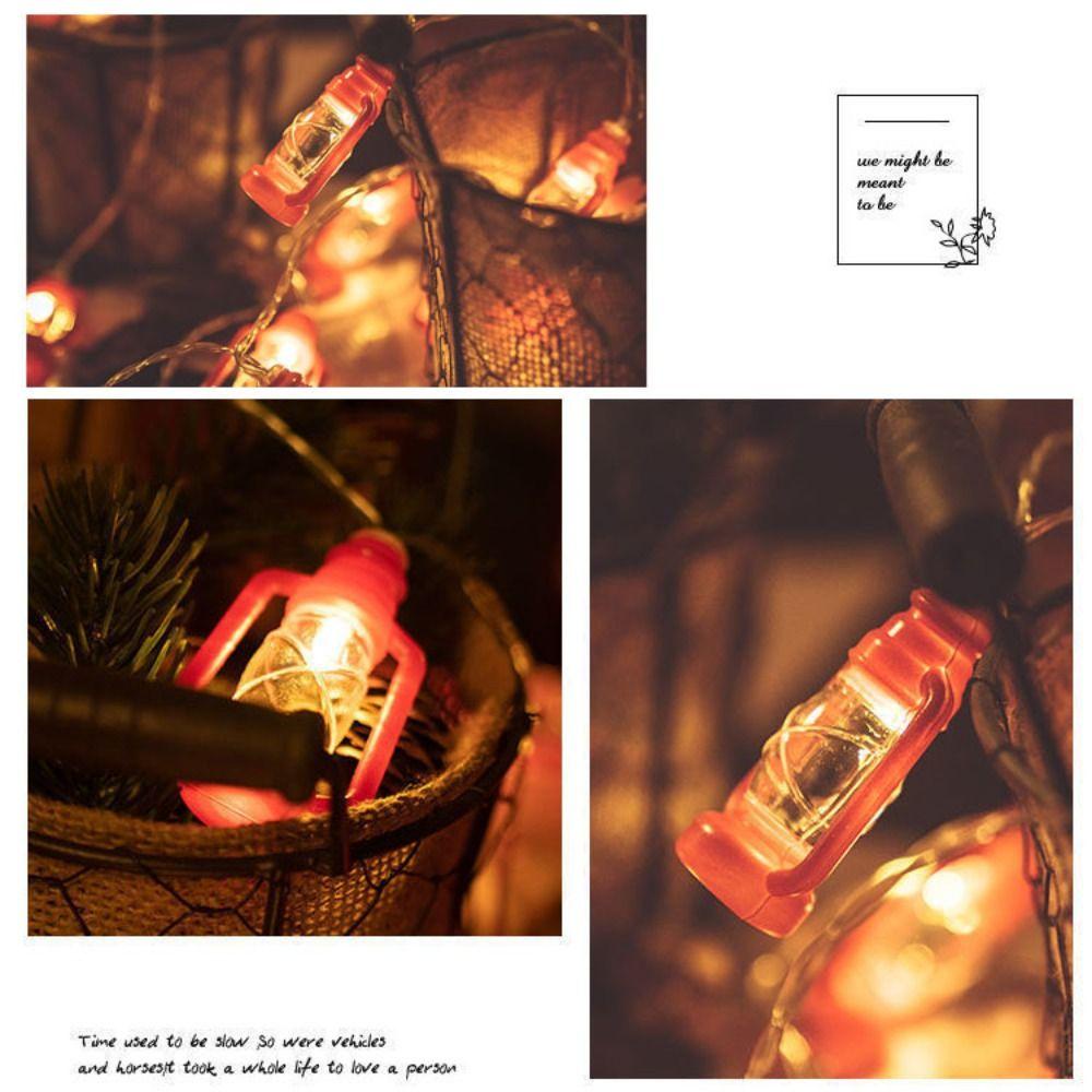 YIYU Dây Đèn LED Trang Trí 10 / 20 Bóng Hình Chai Kerosene TYLER1