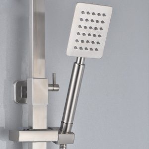 BỘ SEN VUÔNG NÓNG LẠNH INOX MỜ