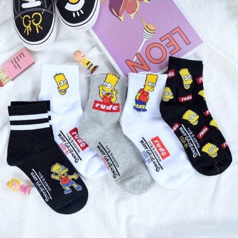 Tất vớ cao cổ The Simpson dành cho nam và nữ