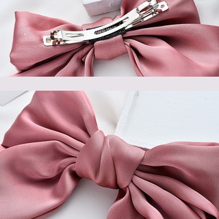 Kẹp Tóc Nơ Bằng Lụa satin Cỡ Lớn C138