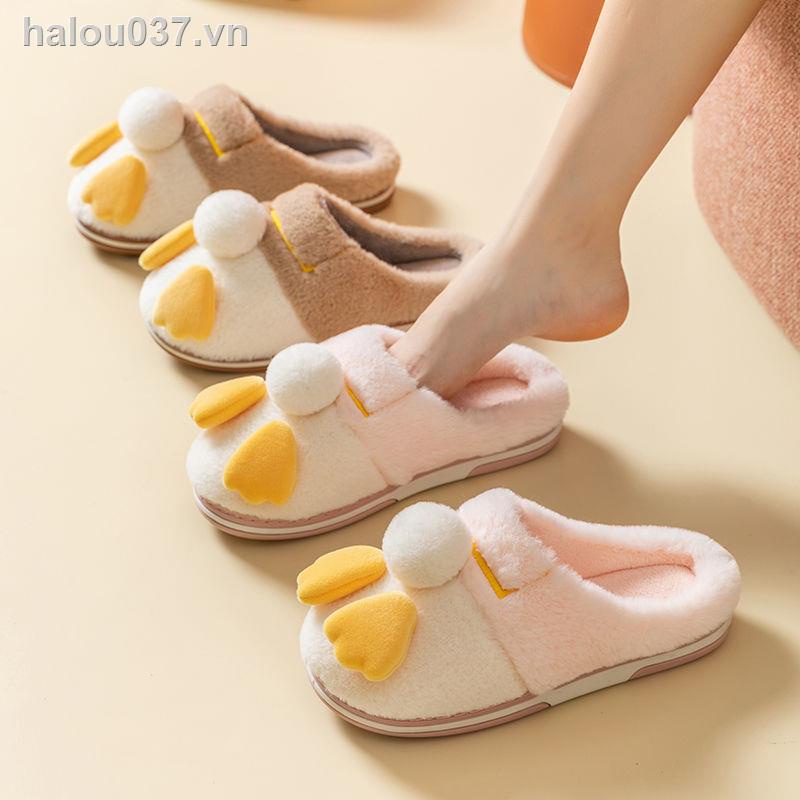 Dép Bông Đi Trong Nhà Chống Trượt Họa Tiết Hoạt Hình Dễ Thương
