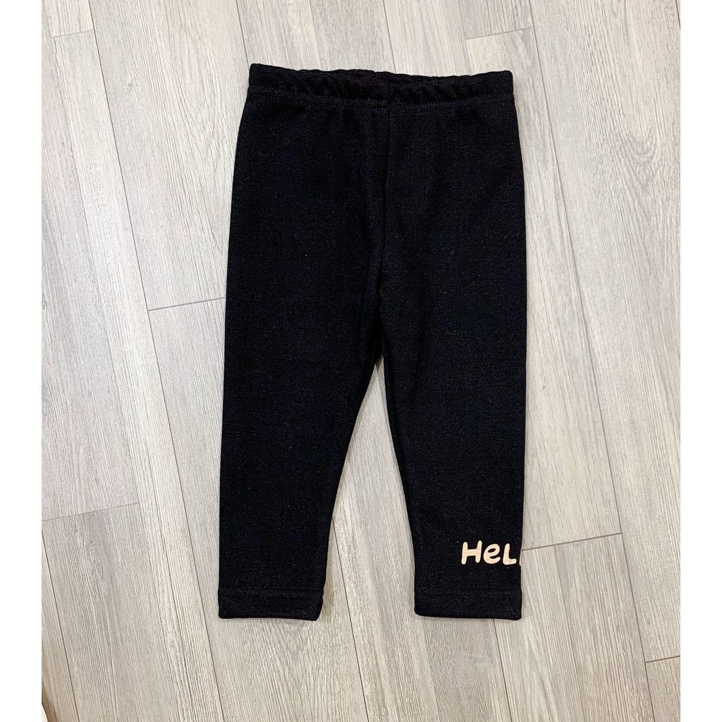 Quần bé gái. Quần legging lót lông Hello QTD11