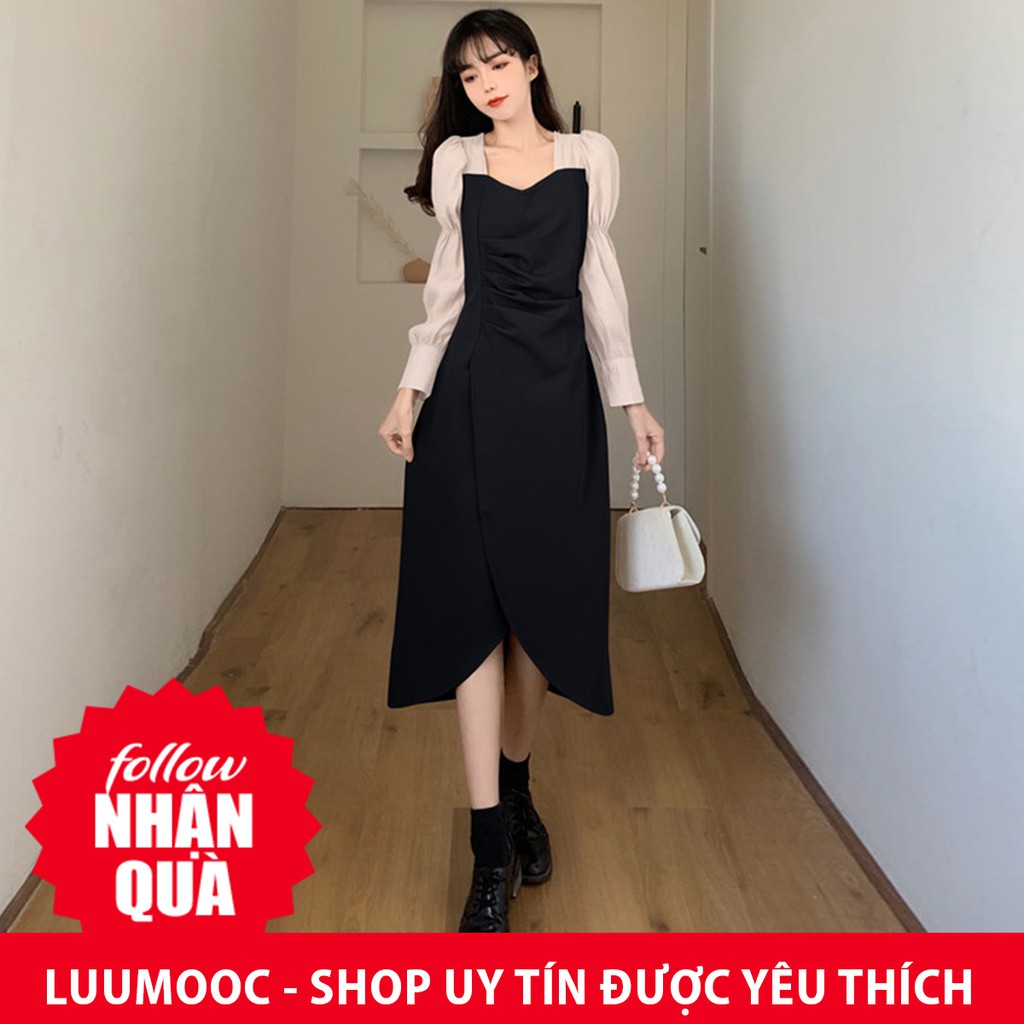 Đầm Zara đen trắng thanh lịch DT07CSG69N10