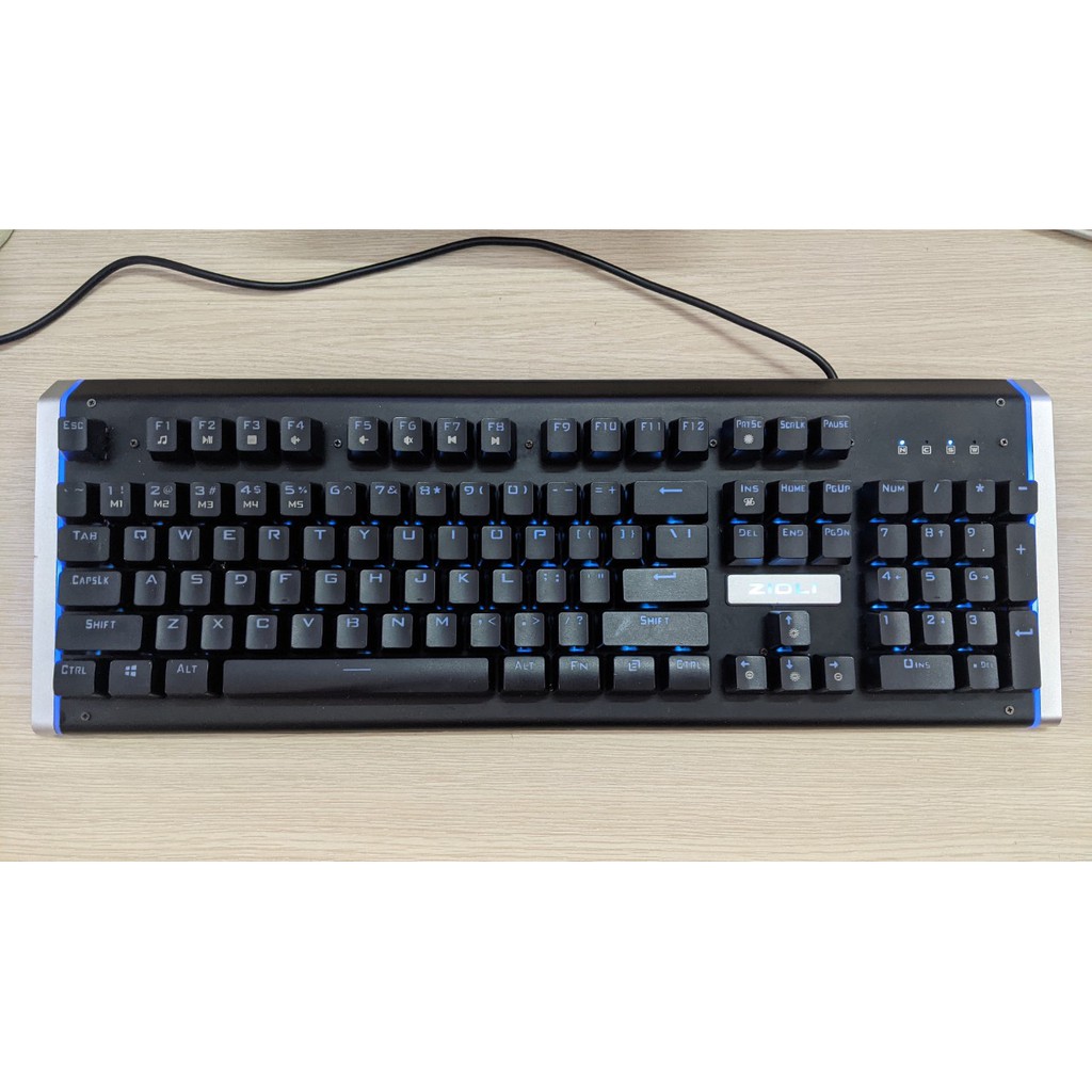 (CÓ SẴN) Bàn phím cơ Gaming có dây ZK1700 và tai nghe Gaming Zidli ZH16