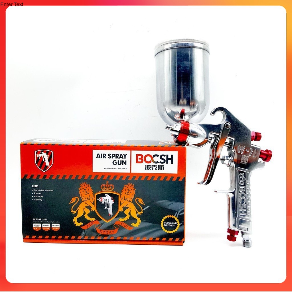 SÚNG PHUN SƠN W71 BOSCH CHÍNH HÃNG SƠN XE MÁY, Ô TÔ, ĐỒ GỖ, ĐỒ MỸ NGHỆ, NỘI THẤT