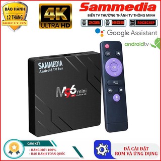 ĐẦU ANDROID TV BÕ  SAMMEDIA M96 MINI 4K
