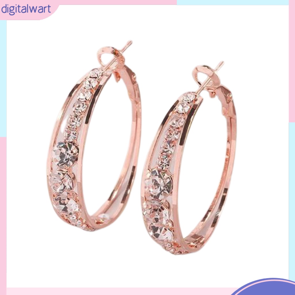 Đôi khuyên tai nữ hình tròn đơn giản cá tính