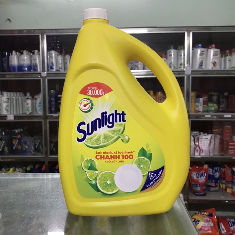 NƯỚC RỬA CHÉN SUNLIGHT CHANH 100 3,6kg