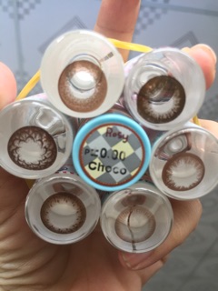Lens màu chocco không độ 55k