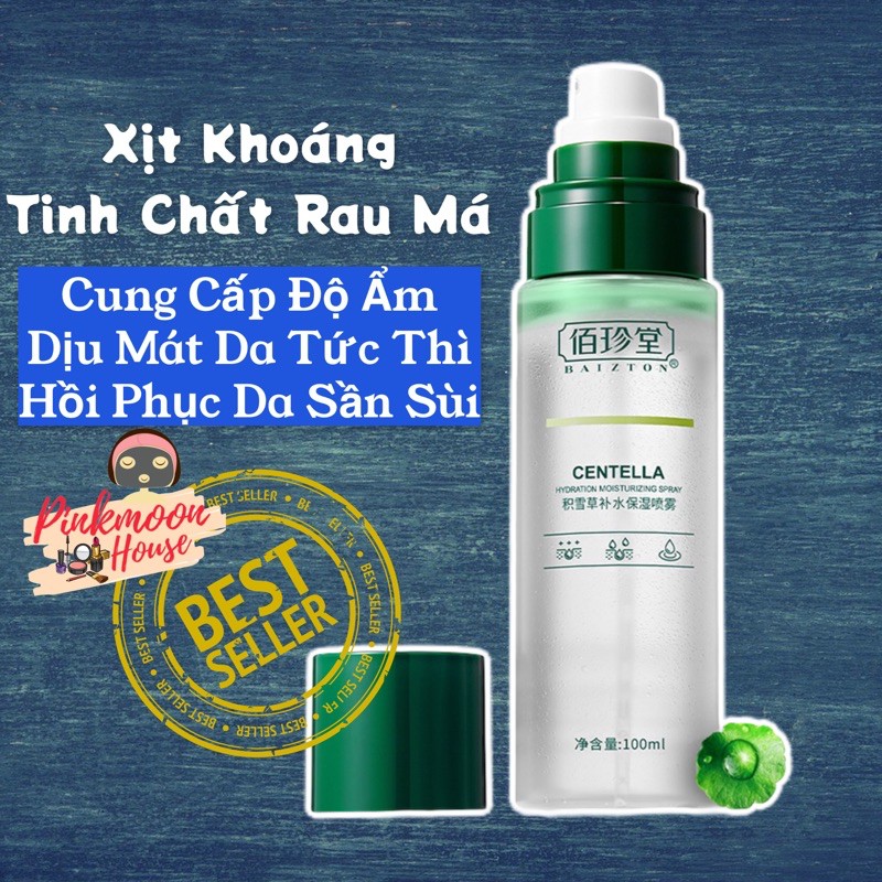 [NEW] ✨XỊT KHOÁNG RAU MÁ PHỤC HỒI TÁI TẠO DƯỠNG ẨM TRẮNG SÁNG DA✨