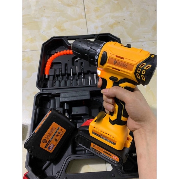 MÁY KHOAN DÙNG PIN BẮN VÍT HUKAN 21V HK-XMAN