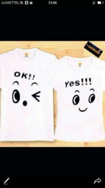 áo đôi tình yêu nam nữ áo đôi tình yêu áo đôi bạn thân nam nữ chất cotton mịn mát