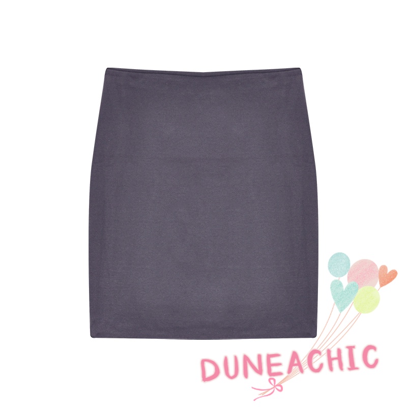 DUNEA Chân Váy Đen Eo Cao Dáng Ôm Quyến Rũ Trẻ Trung Cho Bạn Gái